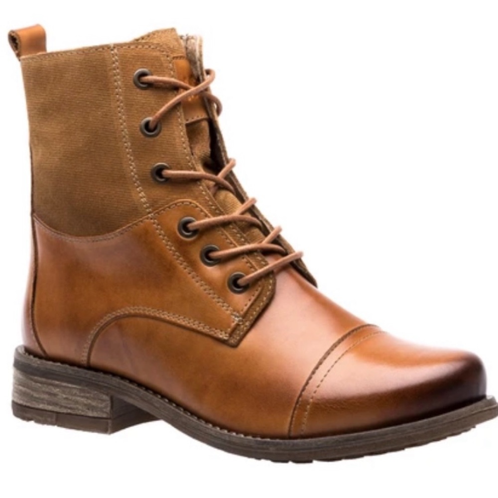 Tara M Leena Brown Leather Boots